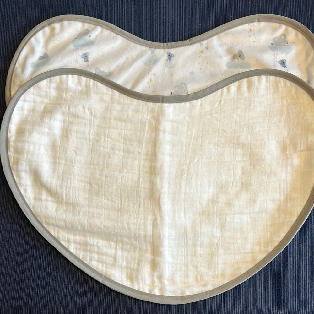Celestial koalas large baby burp cloth